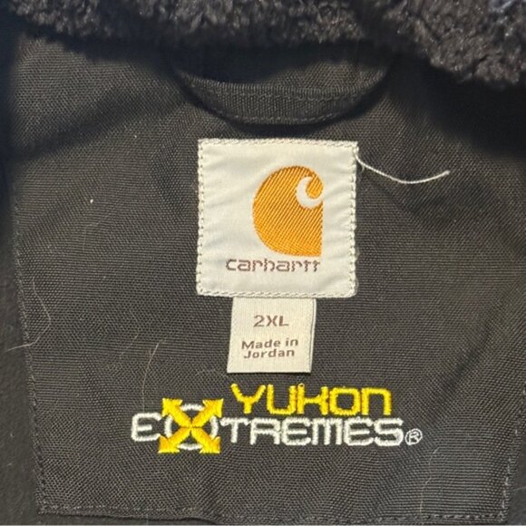 Carhartt Men 2XL Yukon Extremes Wind Fighter Fleece Vest Black Hardly Worn - Picture 3 of 4